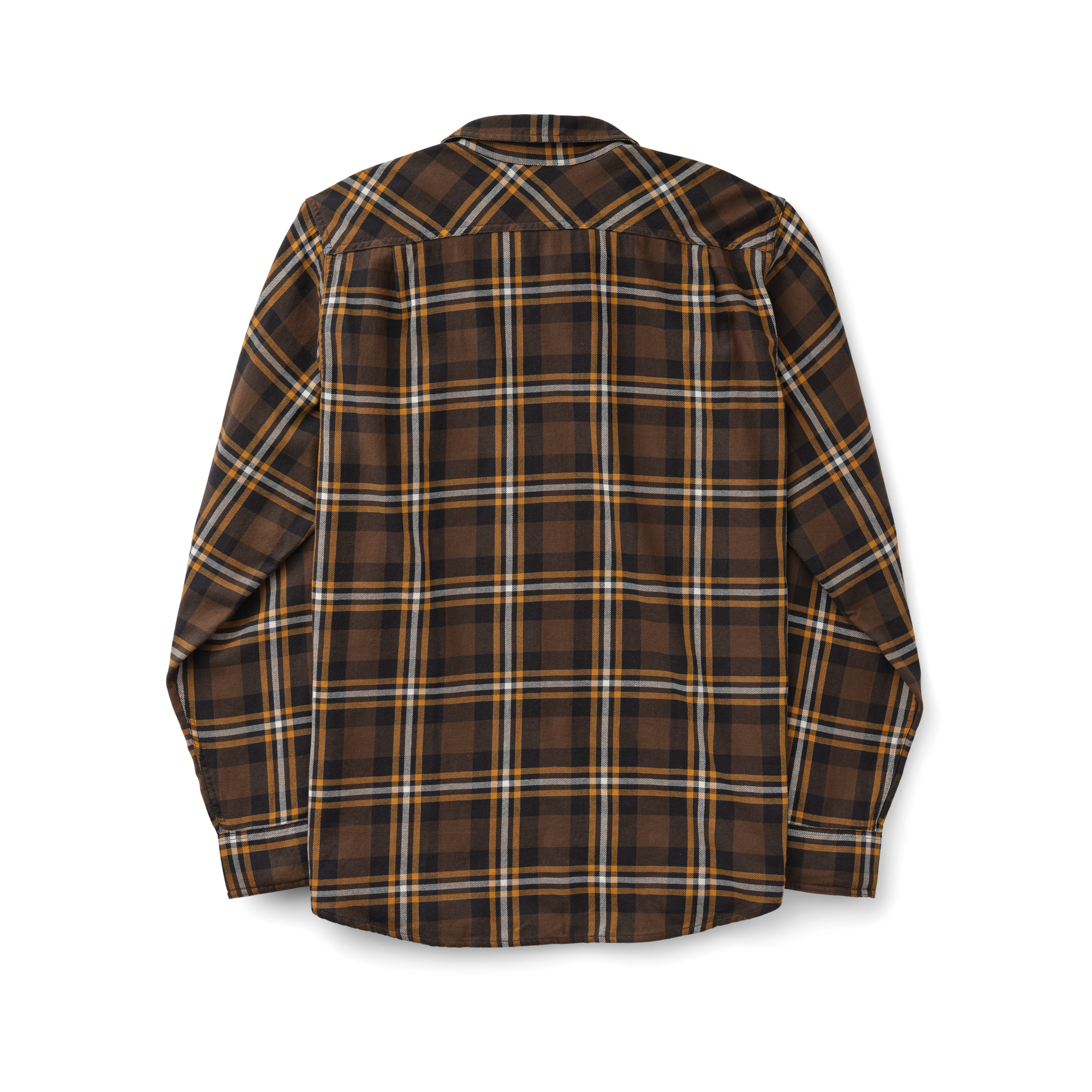 Scout Shirt - Brown/black/gold Plaid - Image 2