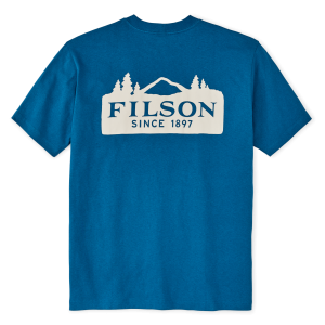Alternative view of Frontier Logo T-shirt - Sapphire / Scenic Mark