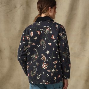 Alternative view of Women's Canvas Barn Coat - India Ink Print