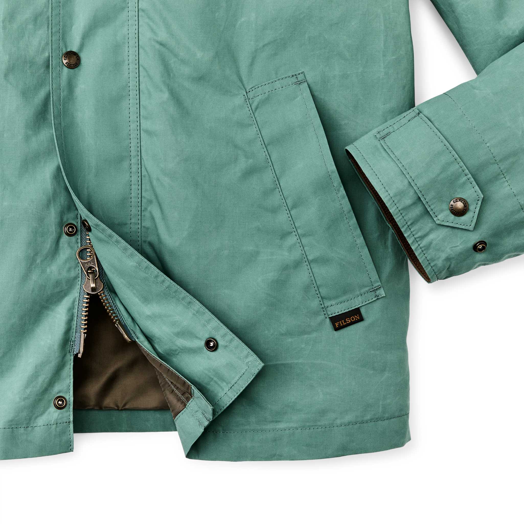 Dry Wax Short Field Jacket - Deep Sea - Image 6
