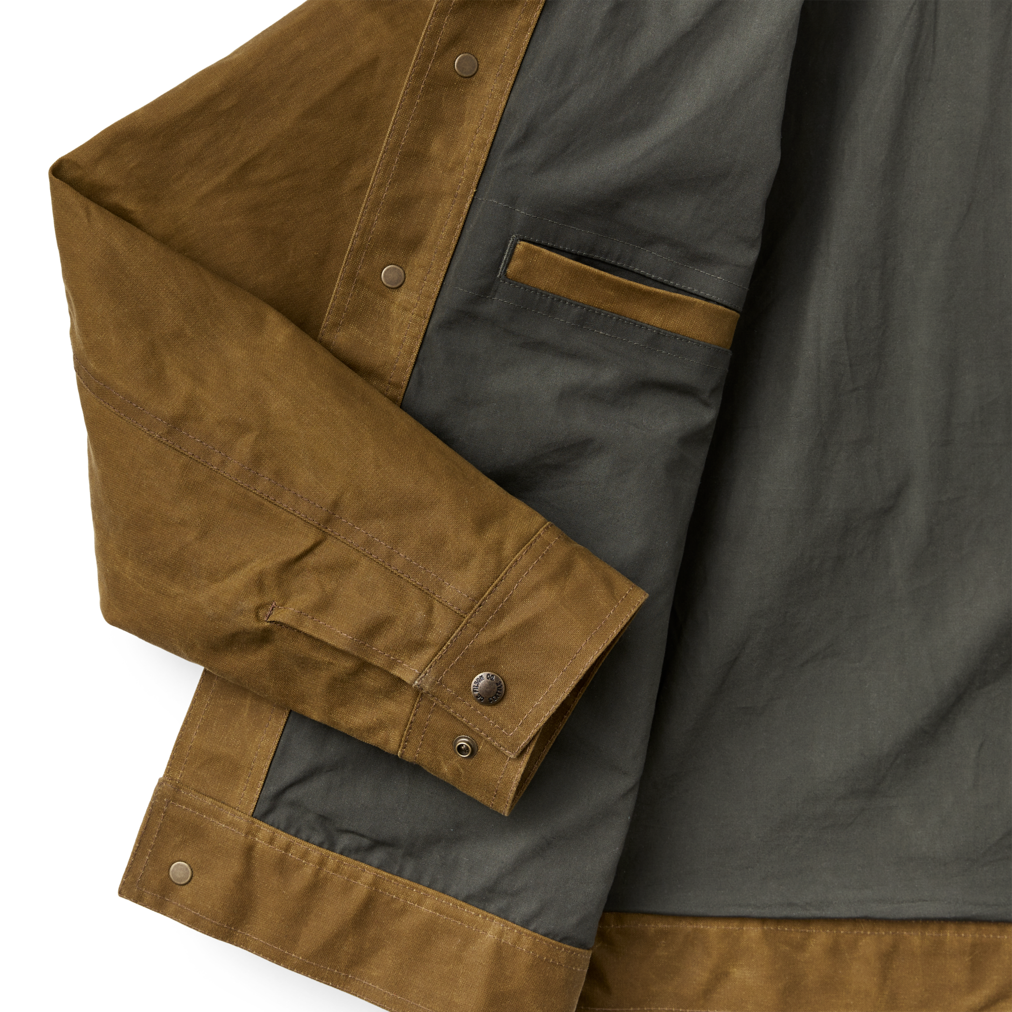 Tin Cloth Work Jacket - Dark Tan - Image 6