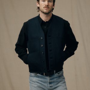 Mackinaw Wool Vest - Dark Navy