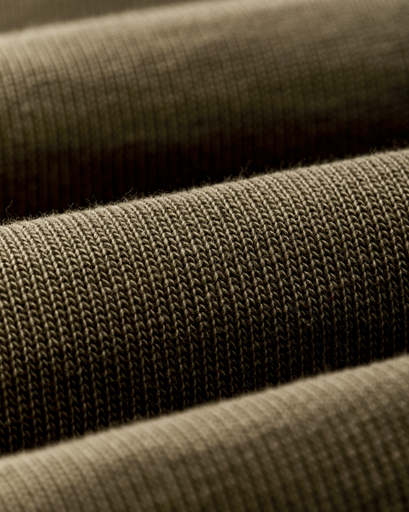 Field Knit Henley - Military Olive - Image 7