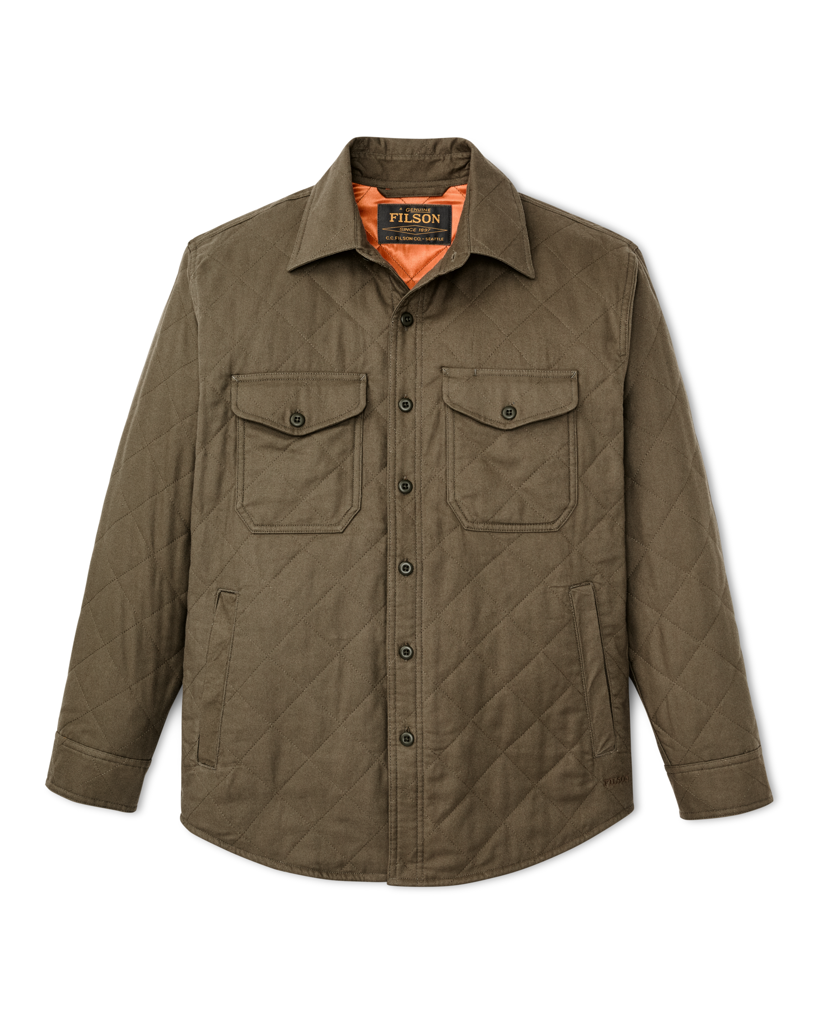 Insulated Flannel Jac-Shirt - Field Olive - Image 5