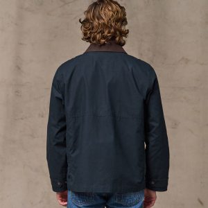 Alternative view of Dry Wax Short Field Jacket - Navy