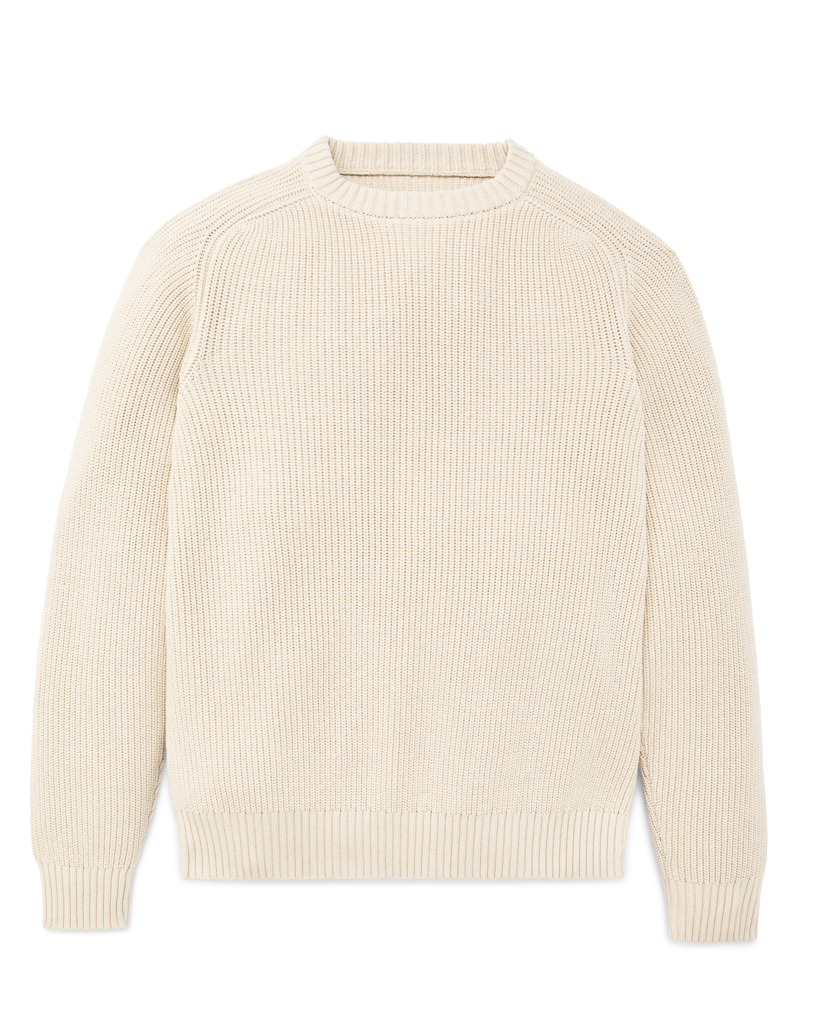 Vintage Cotton Crewneck Sweater - Natural - Image 4