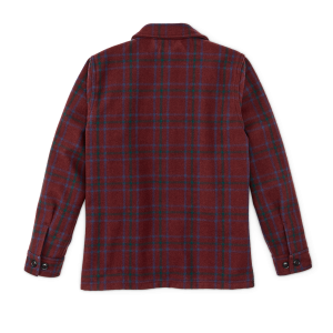 Alternative view of Women's Wool Jac-shirt - Deep Red Blue Green