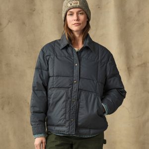 Women's Heritage Cotton Down Jacket - Bluefin