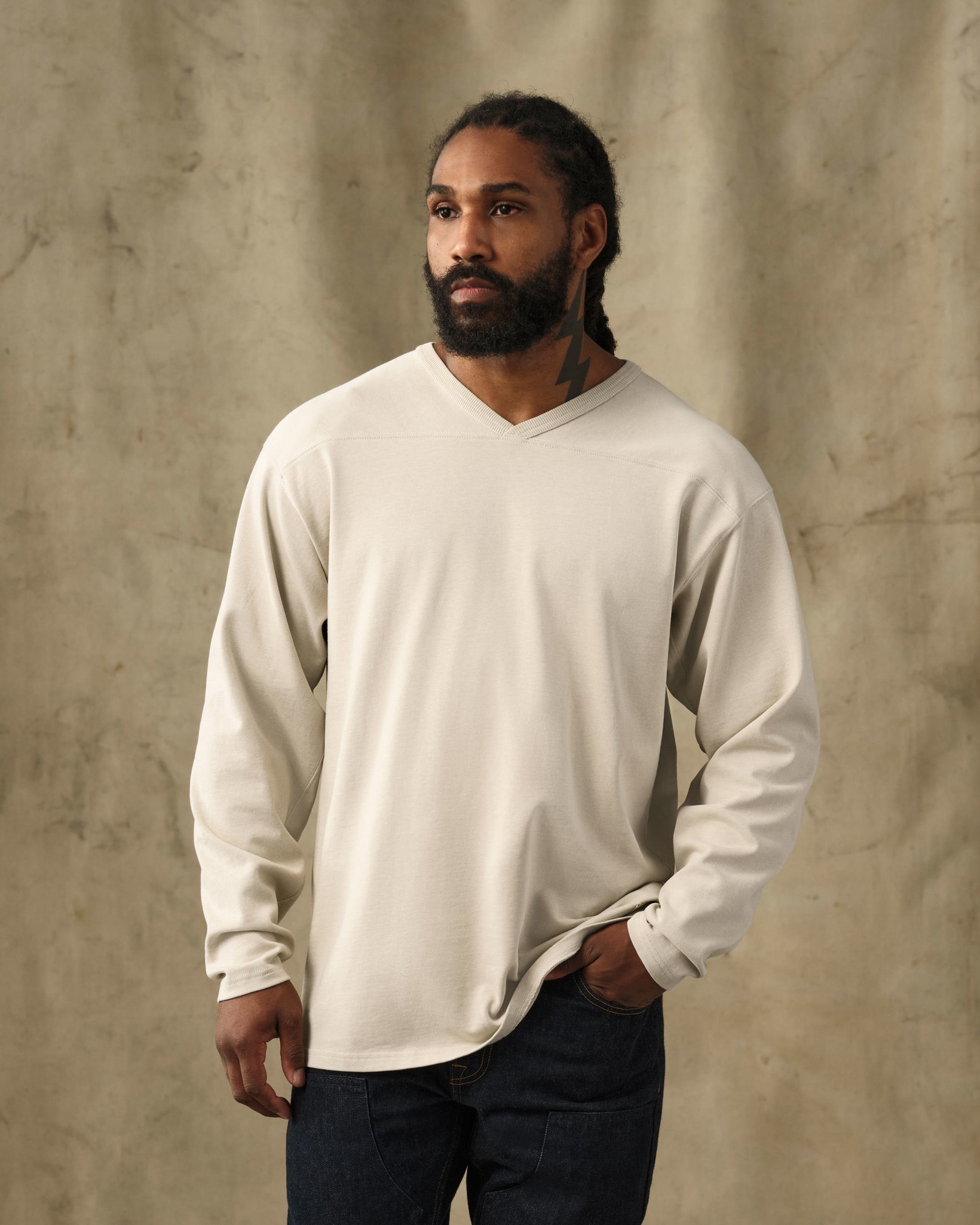 Field Knit Sport Jersey - Oyster
