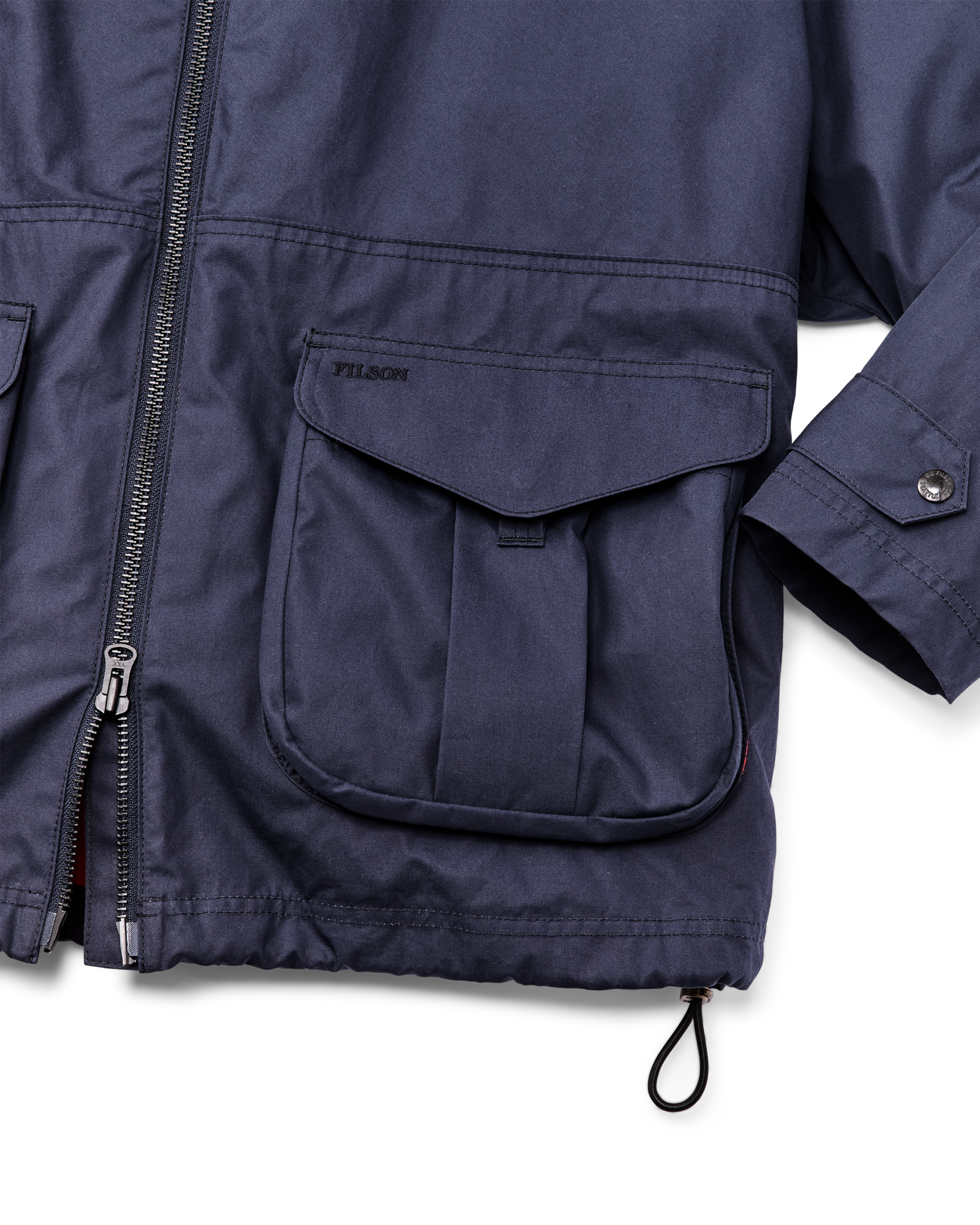 Women's Aviator Cloth Work Jacket - Navy - Image 6