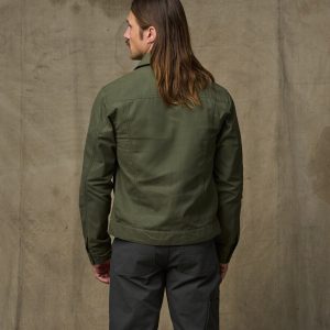 Alternative view of Dry Wax Short Cruiser Jacket - Olive