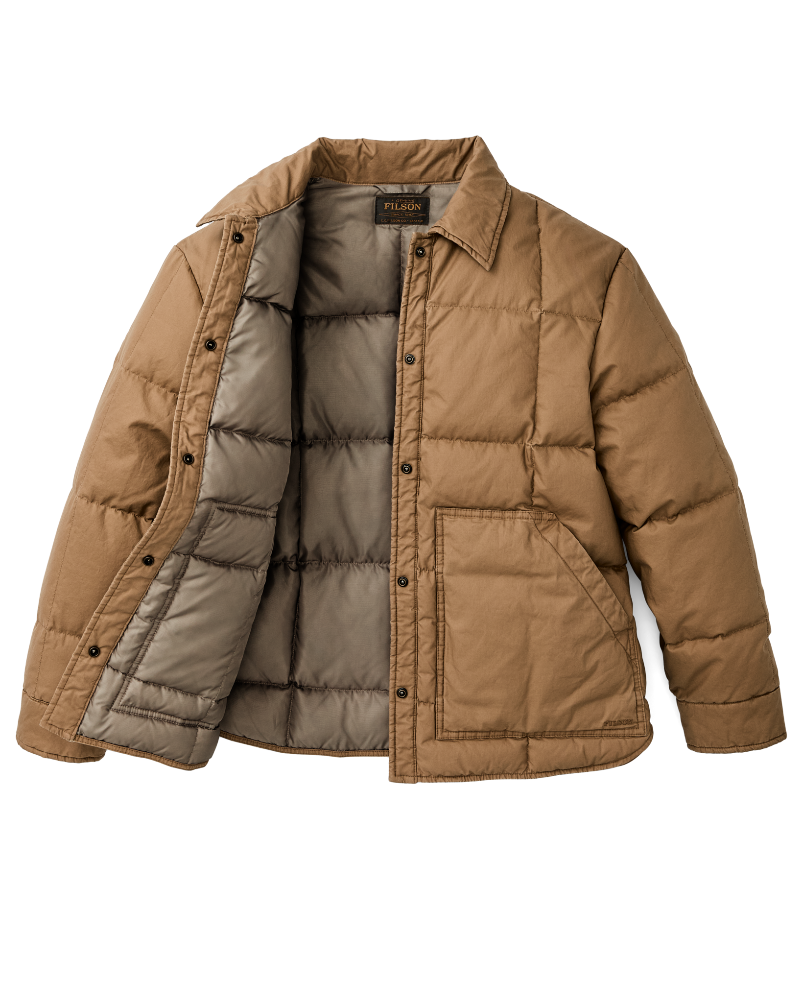 Women's Heritage Cotton Down Jacket - Antique Bronze - Image 5