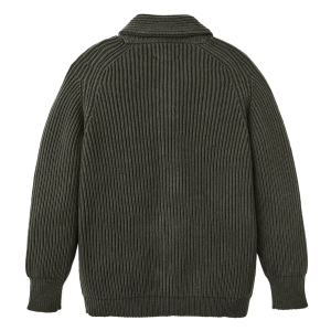 Alternative view of Bristol Cardigan Sweater - Forest Green Heather