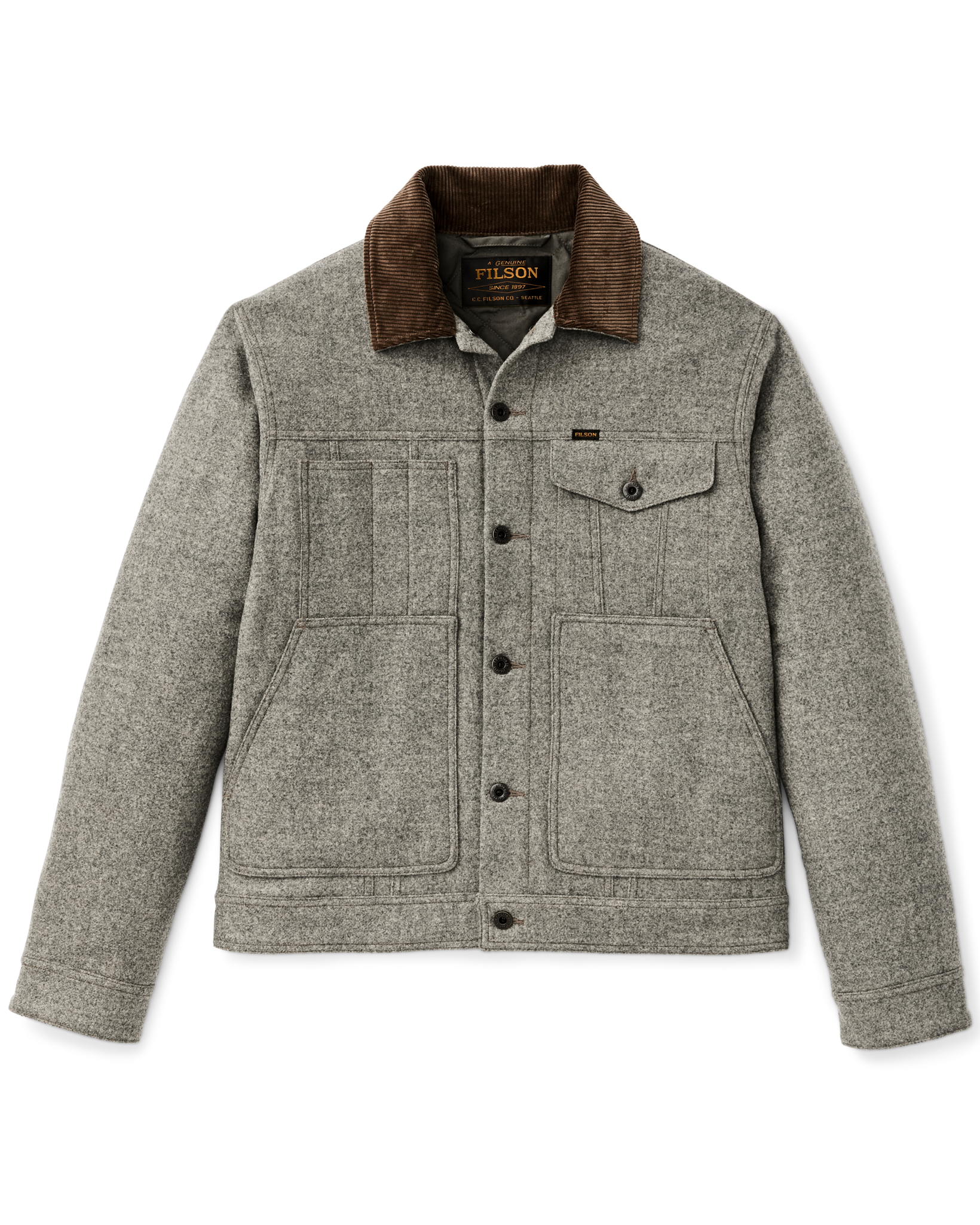 Spokane Insulated Short Cruiser - Vintage Heather Gray - Image 4
