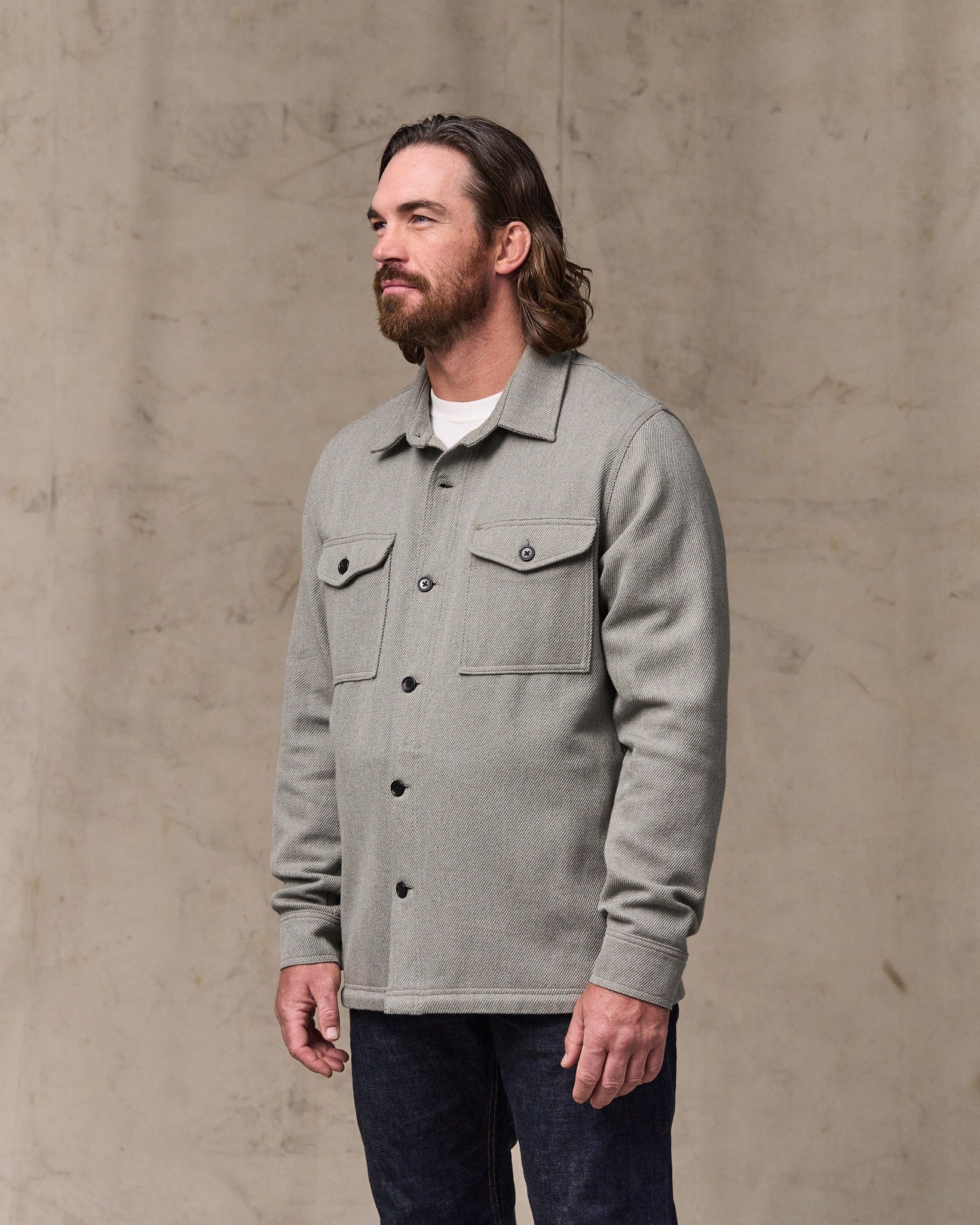Deer Island Jac-Shirt - Heather Natural - Image 4