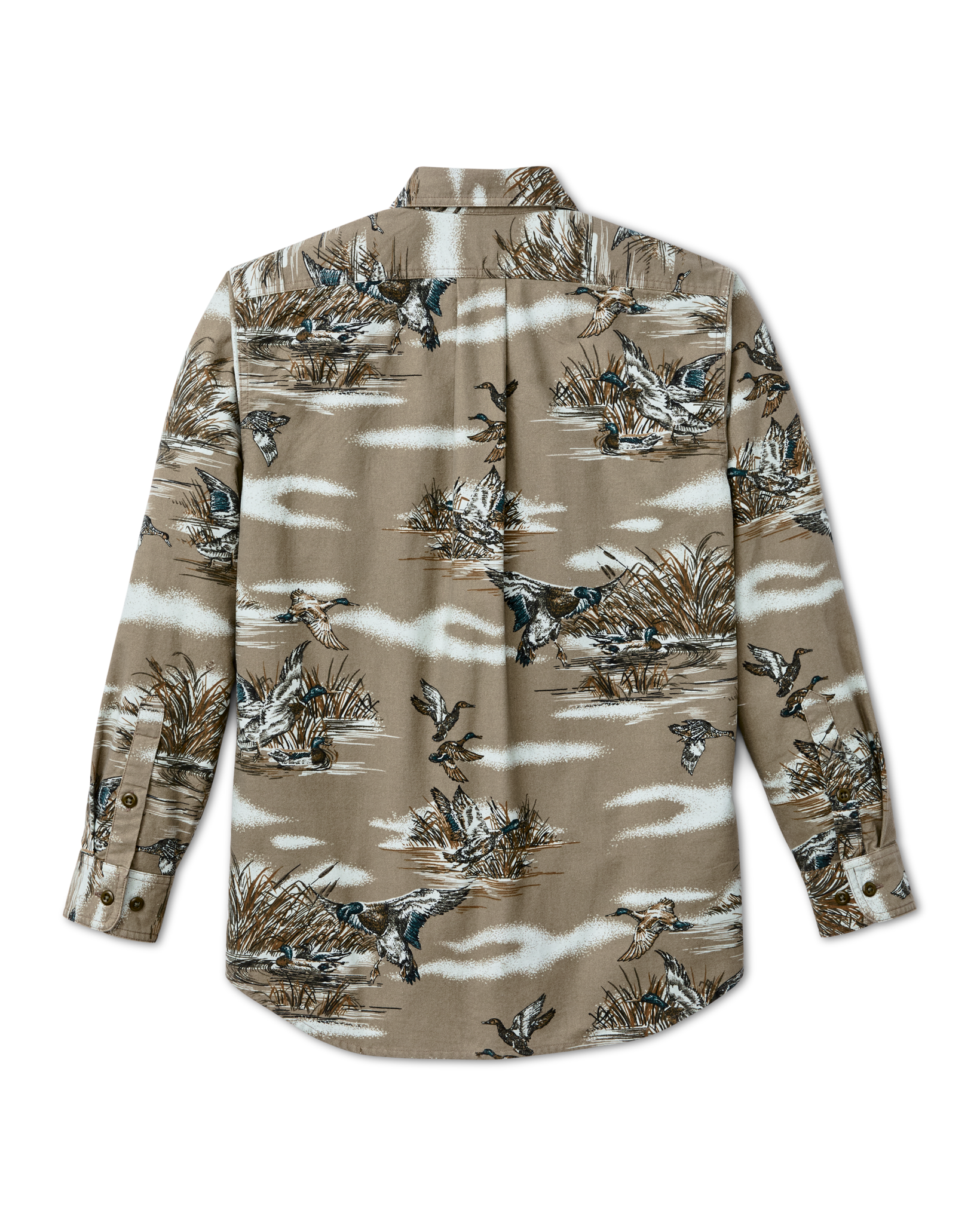 Field Flannel Shirt - Marsh Olive Print - Image 5