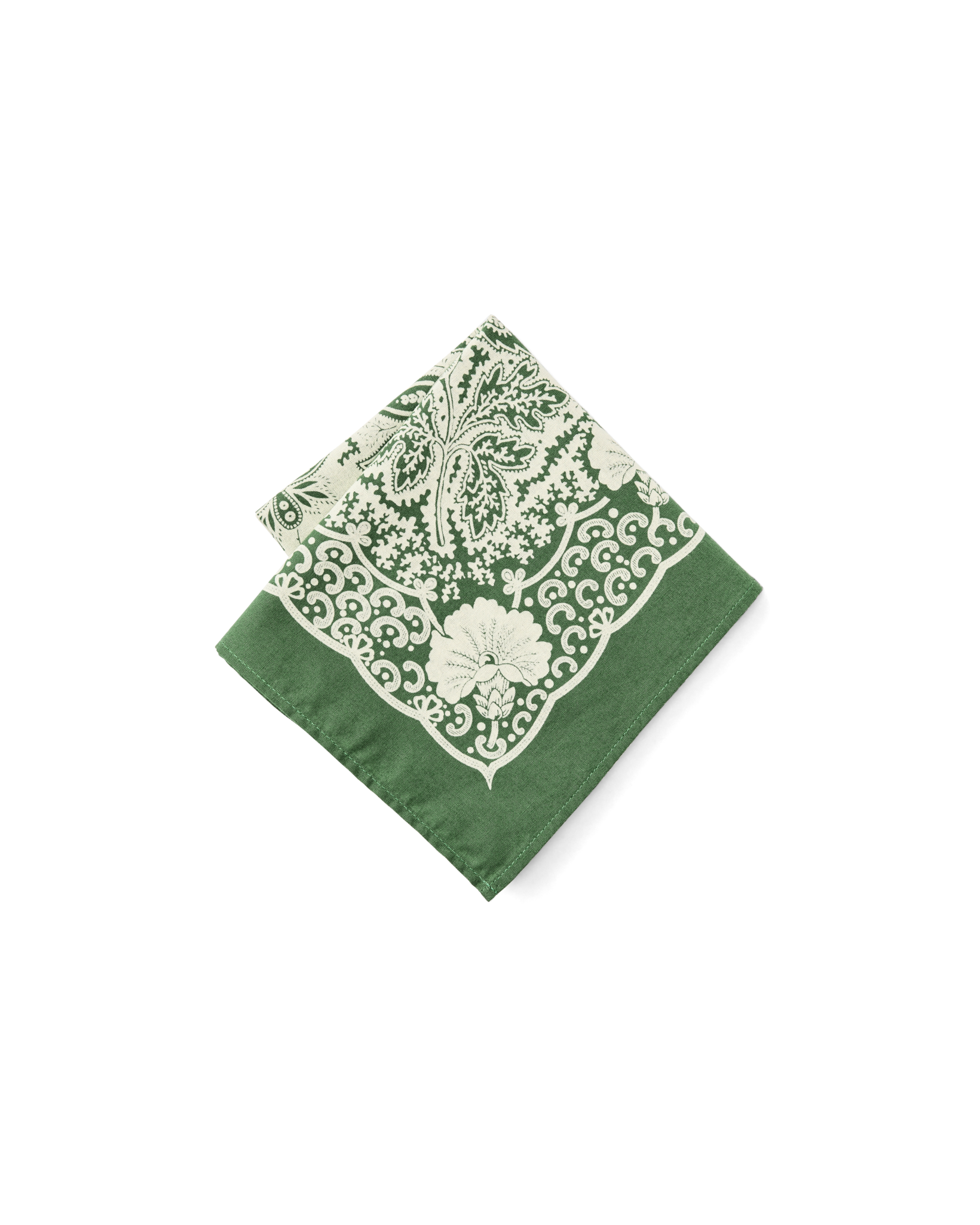 Paisley Bandana - Green - Image 2