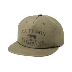 Stencil Trucker Cap - Olive