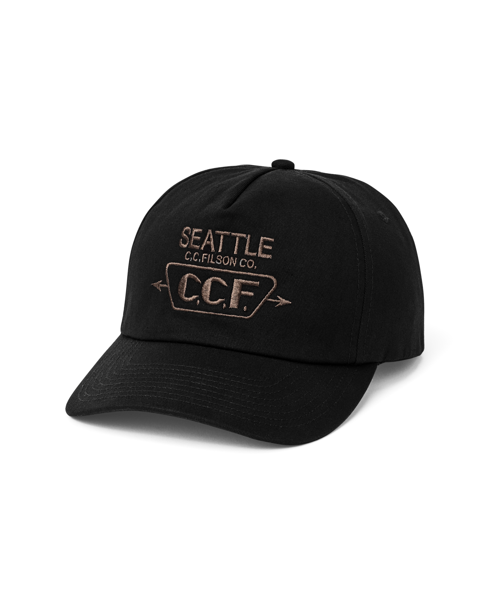 Seattle Graphic Trucker Cap - Black