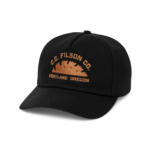 Portland Graphic Trucker Cap - Black