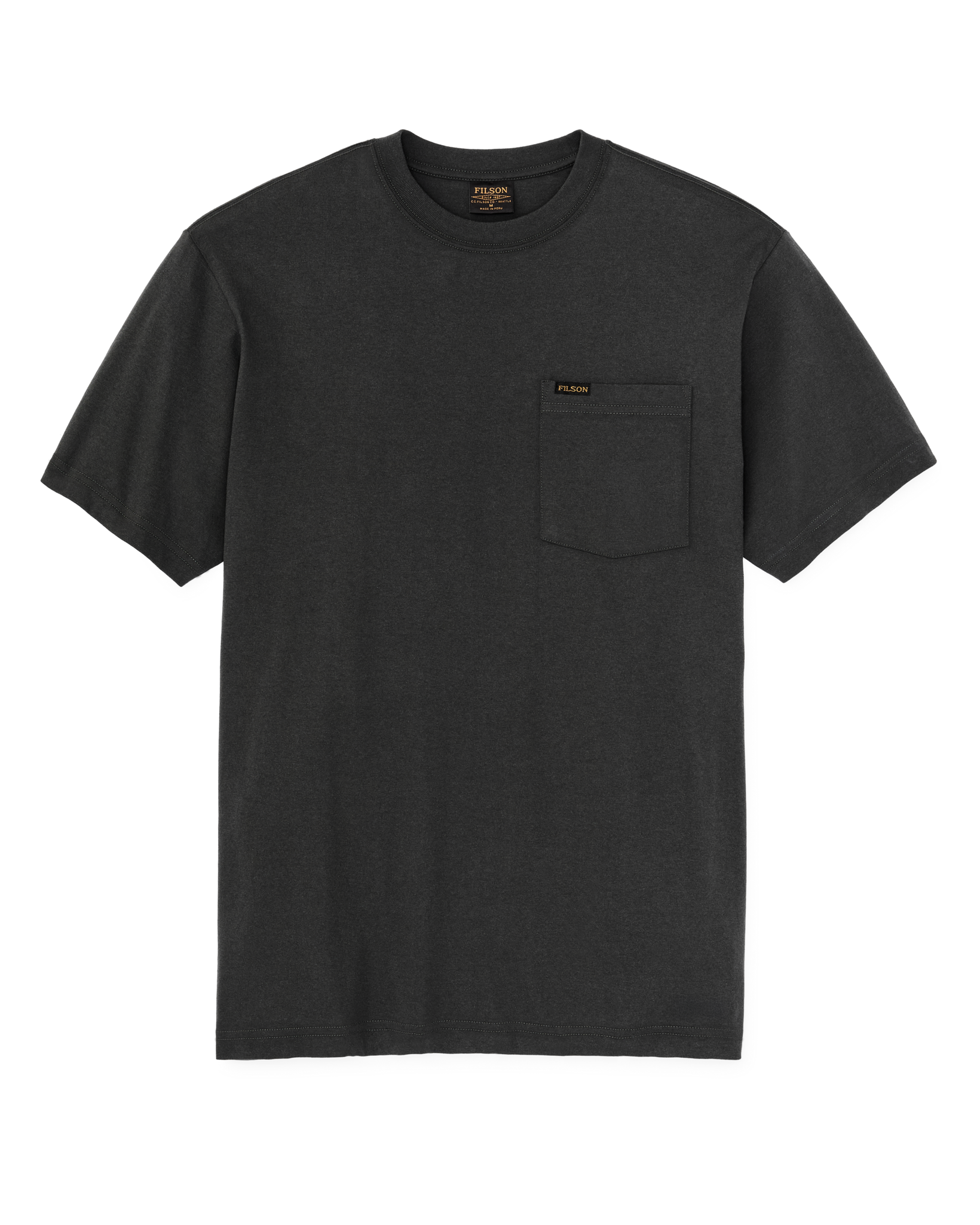 Outfitter Pocket T-shirt - Faded Black - Image 5