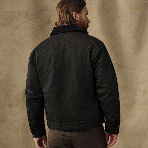 Alternative view of Insulated Short Cruiser Jacket - Black
