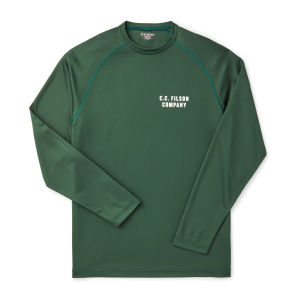 Long Sleeve Barrier T-shirt - Dark Moss