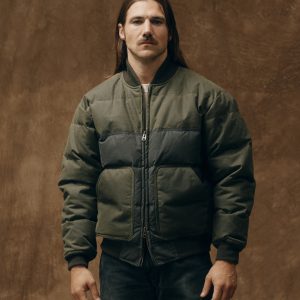 Down Bomber Jacket - Otter Green
