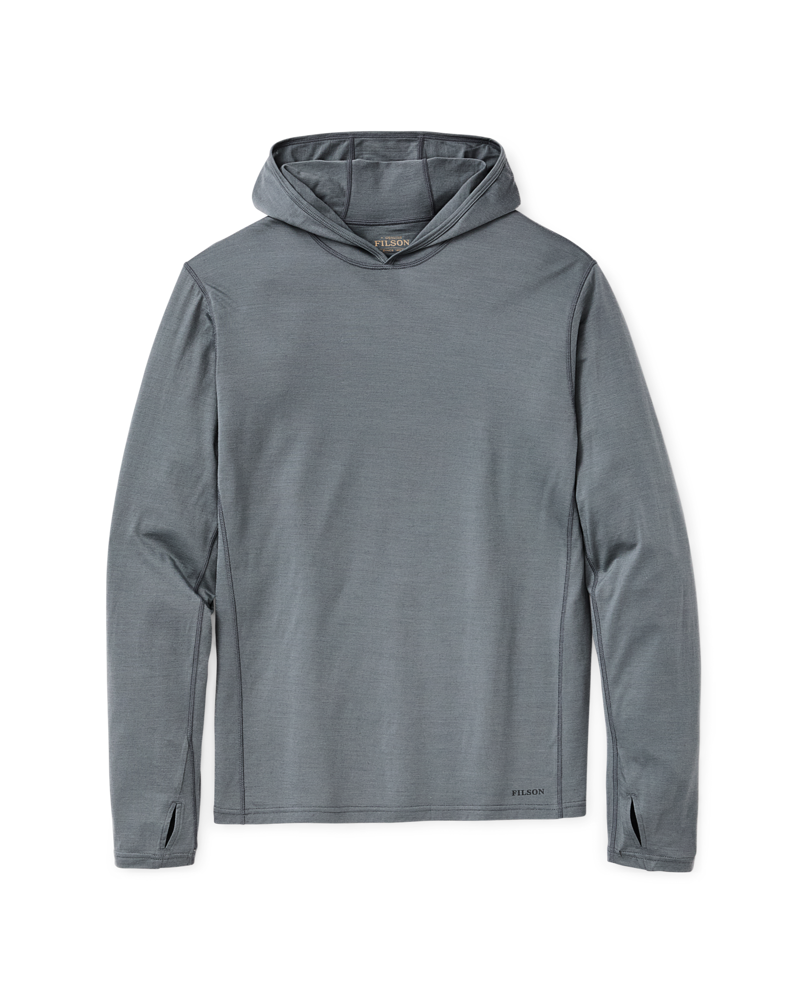 Wool-Blend UPF Hoodie - Sage Gray - Image 7