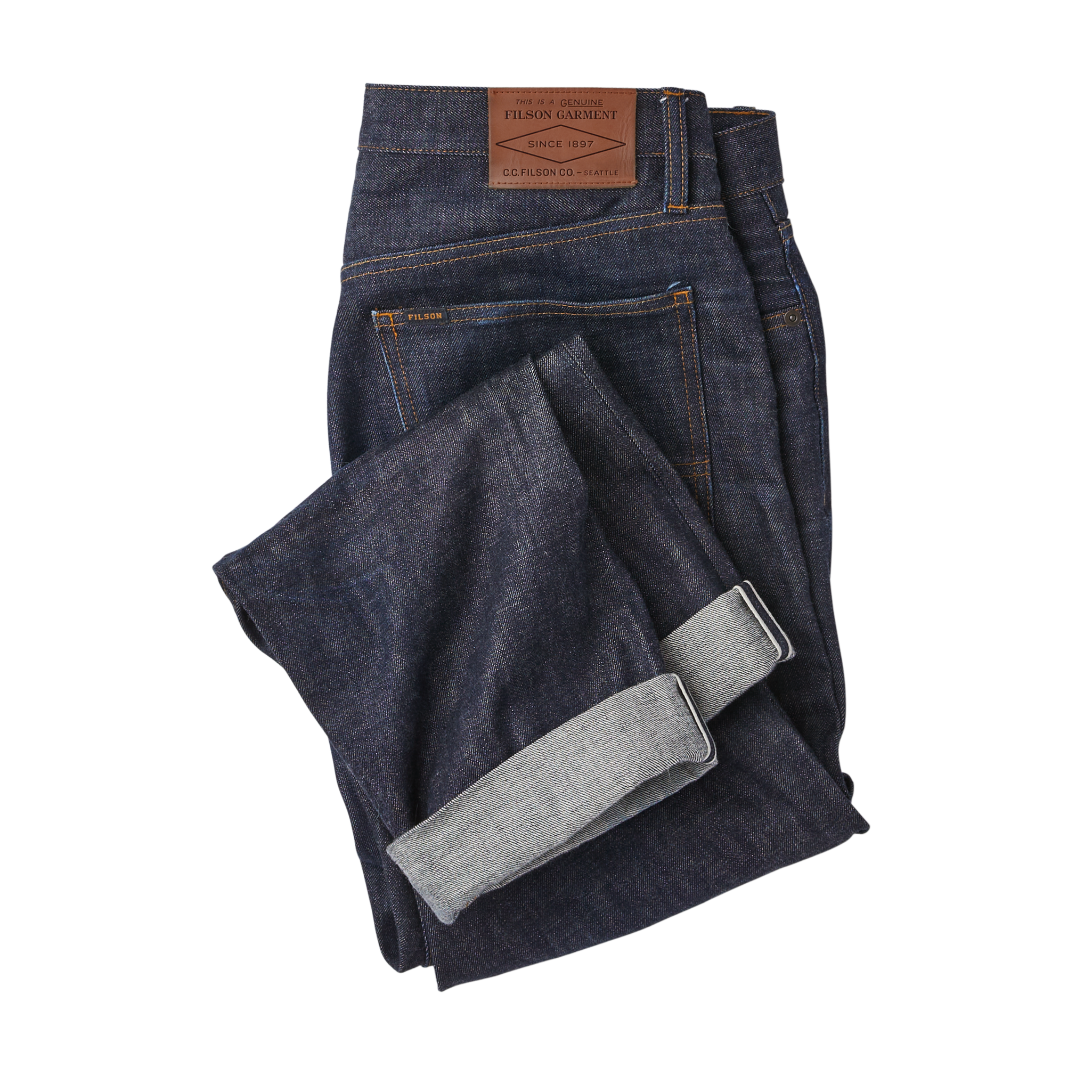 Rail-splitter Selvedge Jeans - Raw Indigo - Image 4