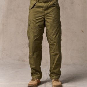 Tropical Poplin Cargo Pants - Military Olive