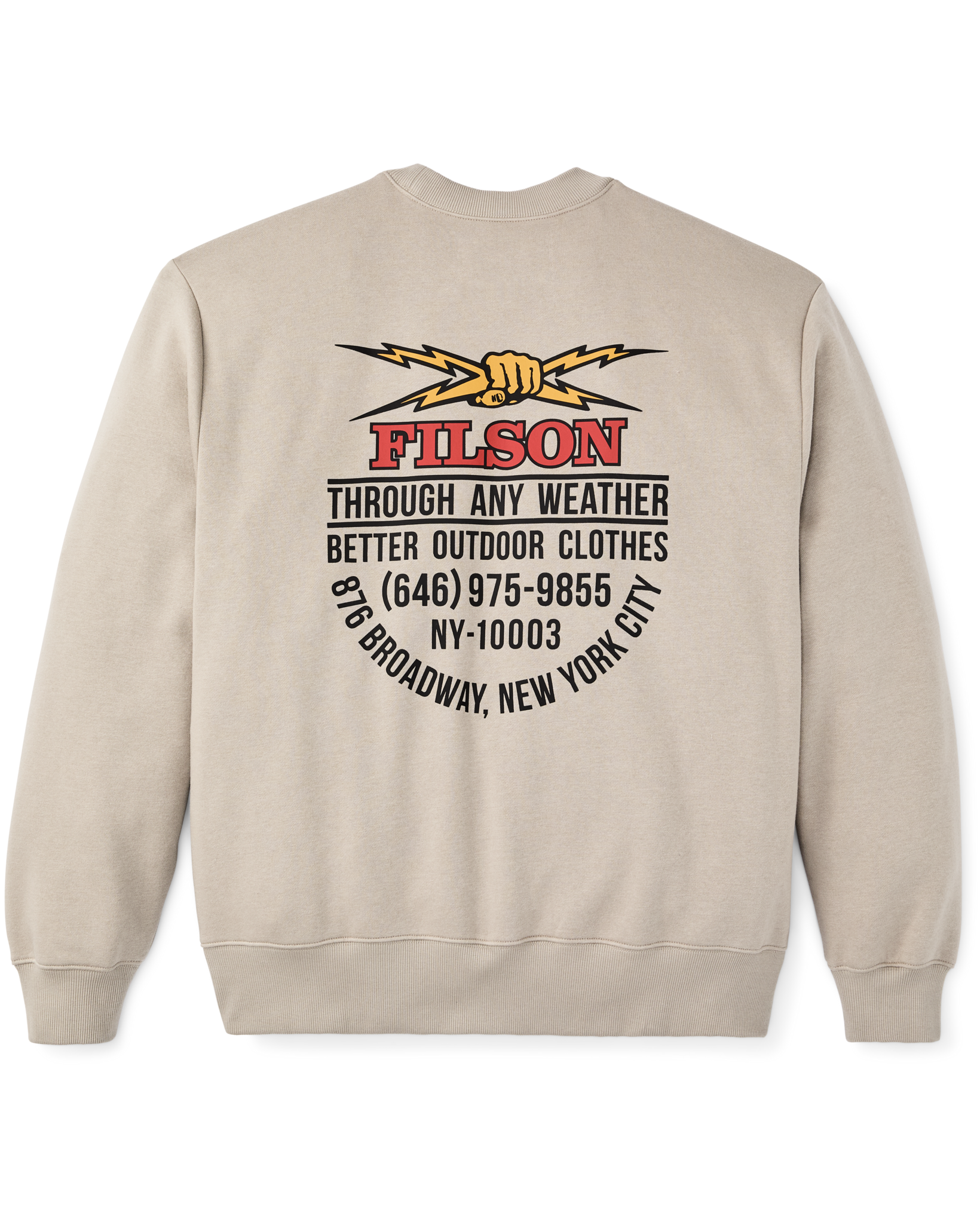 NYC Graphic Crewneck - Vintage Khaki