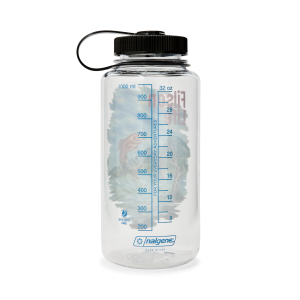 Alternative view of Fishing Graphic Nalgene Bottle - Clear