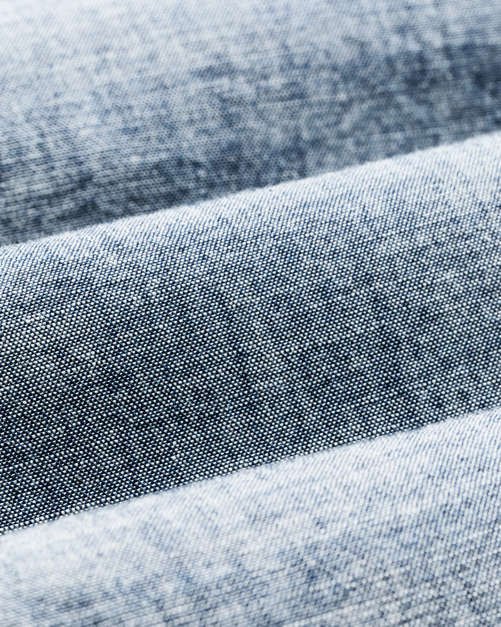 Short-sleeve Embroidered Chambray Shirt - Rinsed Indigo - Image 10