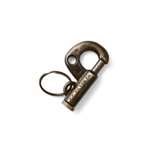 Coal Iron Forge Brass Piston Key Hook - Brass