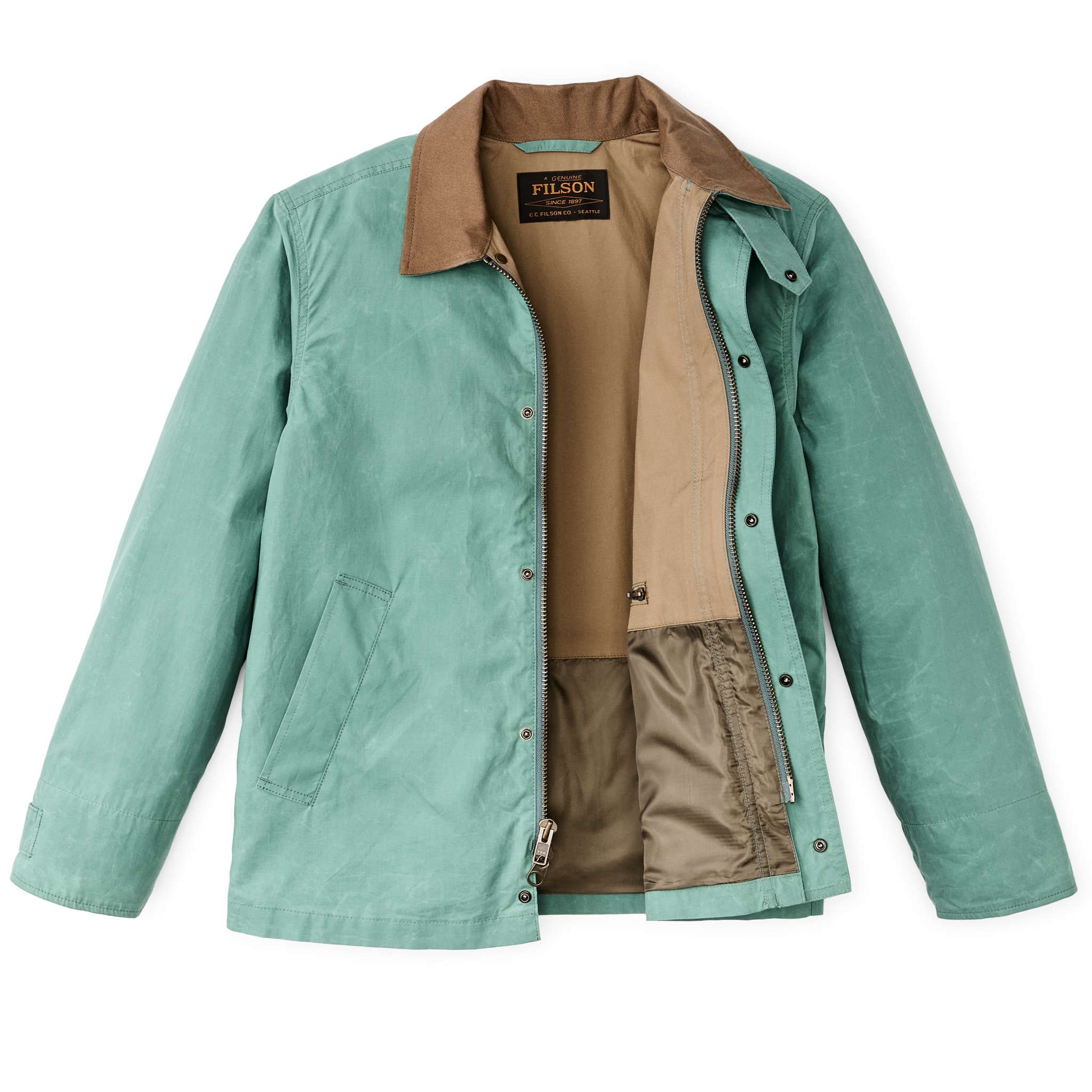Dry Wax Short Field Jacket - Deep Sea - Image 3