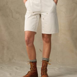 Women's 11-oz. Denim Work Shorts - Natural Seed
