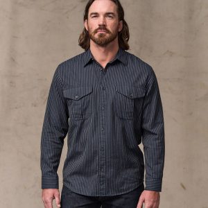 Lightweight Alaskan Guide Shirt - Indigo / Ticking Stripe