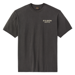 Alternative view of Seattle Short Sleeve Graphic T-Shirt - Faded Black