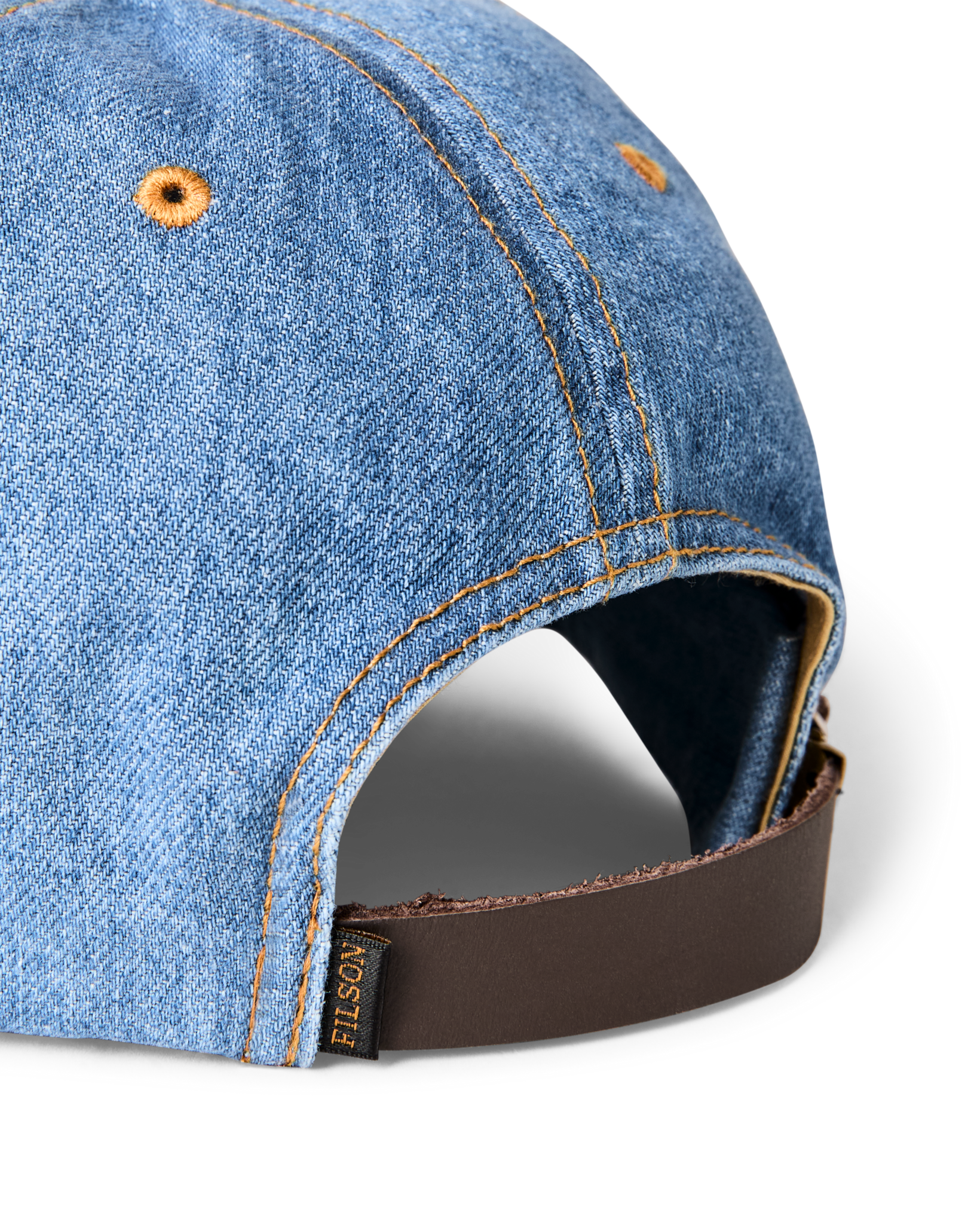 9.5-oz. Denim Cap - Medium Indigo - Image 3