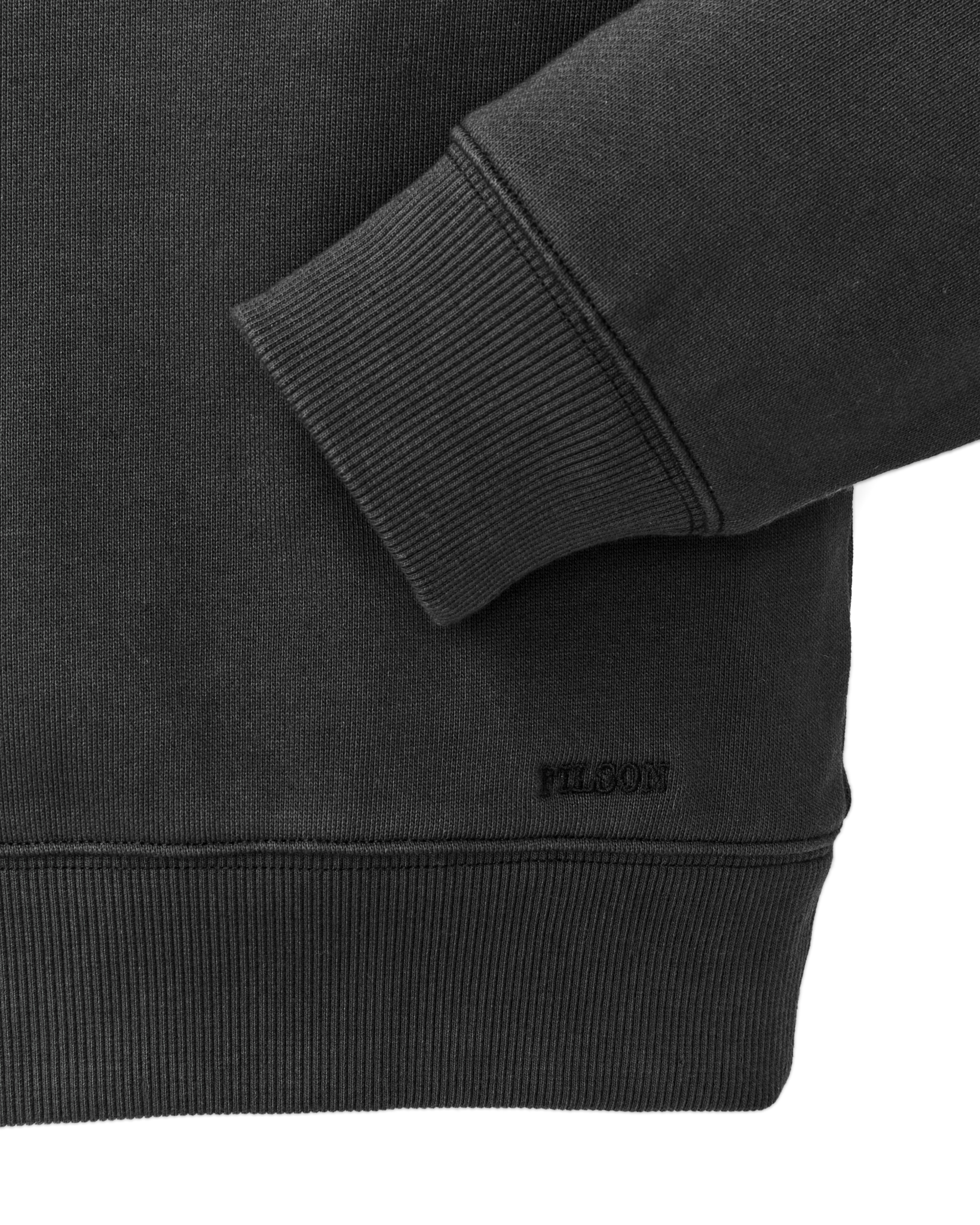 Women's French Terry Crewneck - Faded Black - Image 6