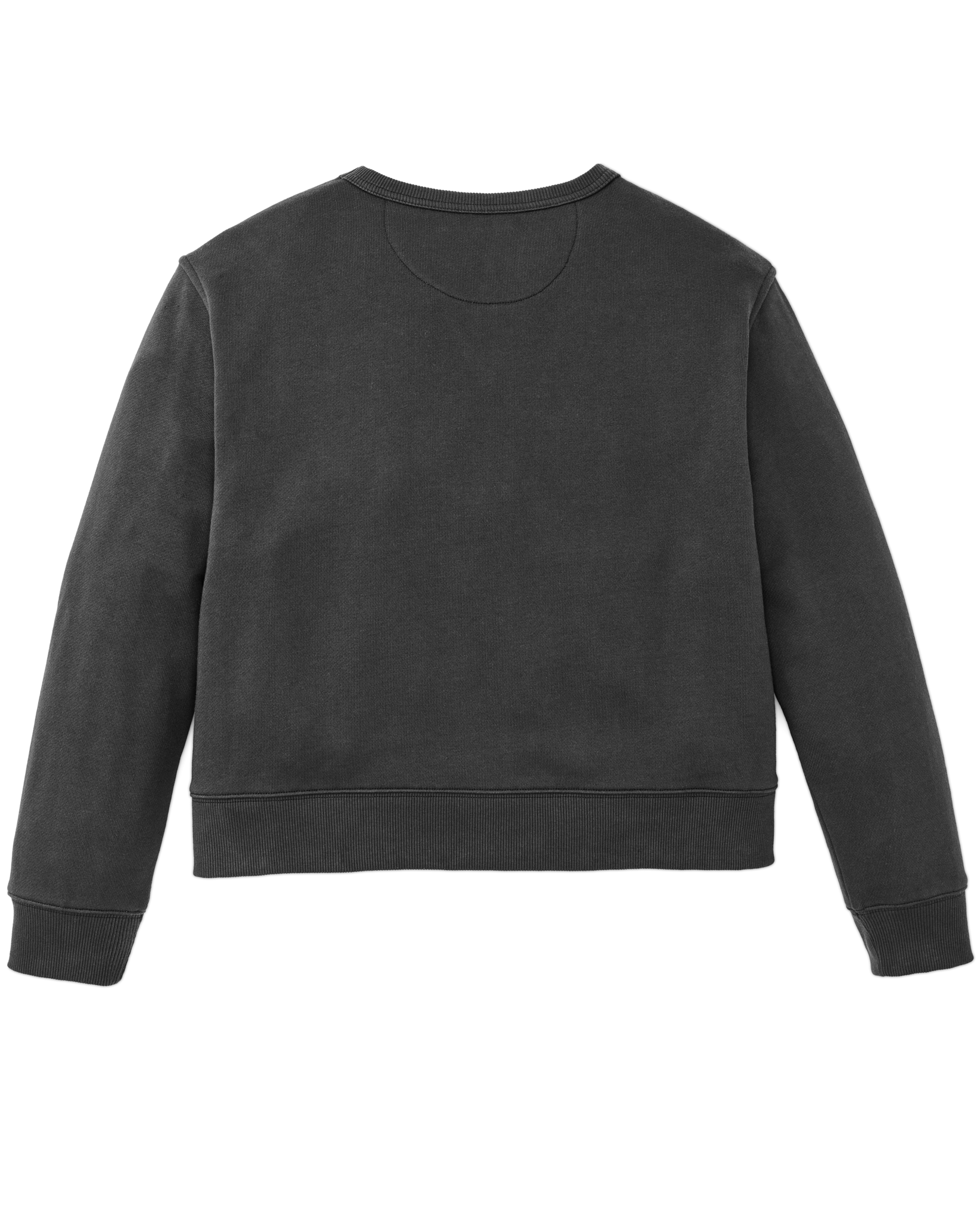 Women's French Terry Crewneck - Faded Black - Image 5