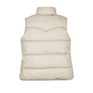 Alternative view of Women's Waxed Down Vest - Light Tan