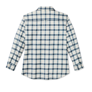 Alternative view of Women's Light Weight Alaskan Guide Shirt - Light Tan / Flag Blue Plaid