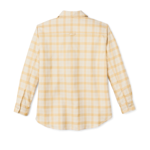 Alternative view of Women's Light Weight Alaskan Guide Shirt - Ivory / Straw Plaid