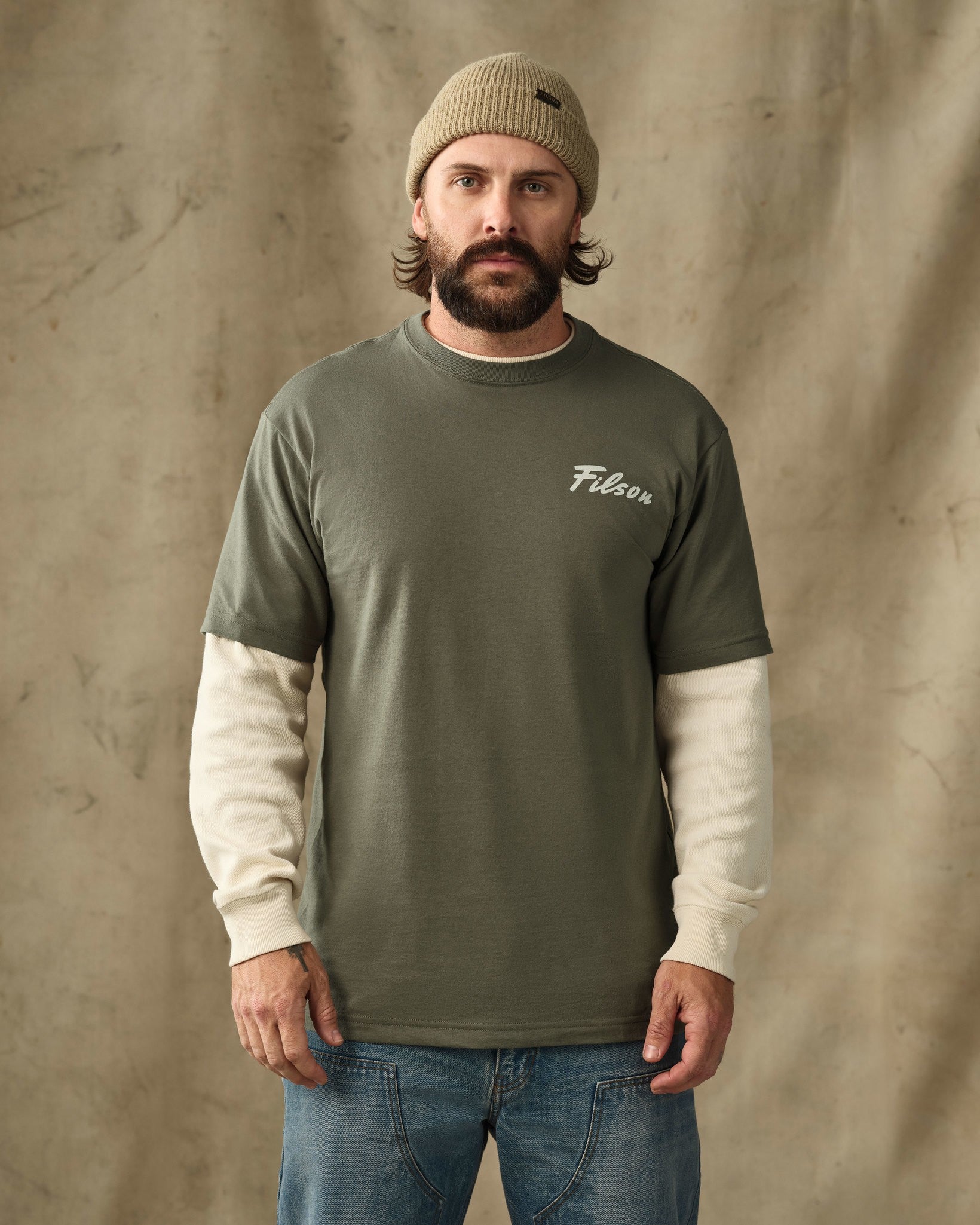 Buck Graphic T-Shirt - Shale