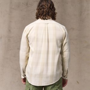 Alternative view of Vintage Wash Alaskan Guide Shirt - Sand / Stone Plaid