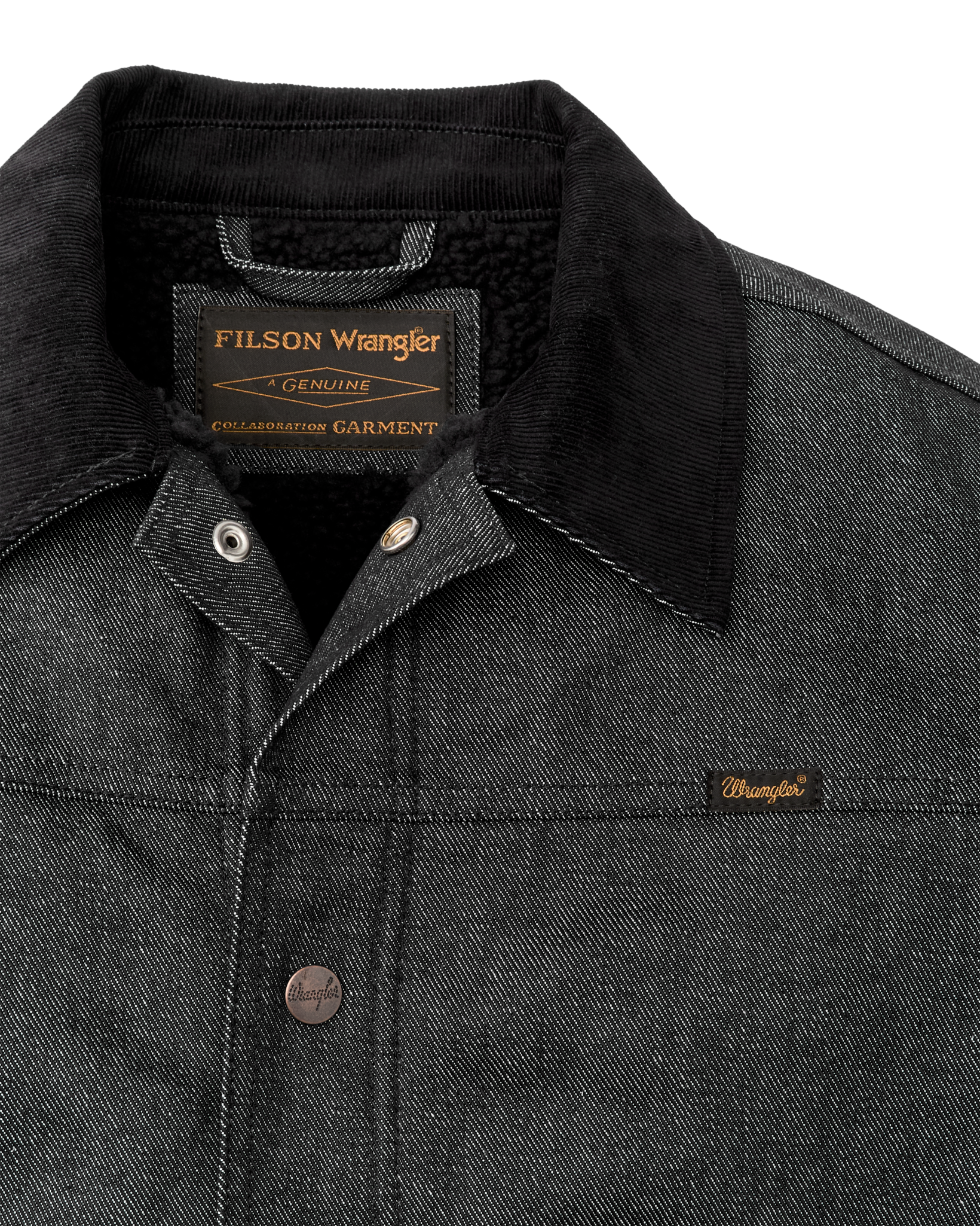 Wrangler X Filson Denim Work Jacket - Black - Image 7