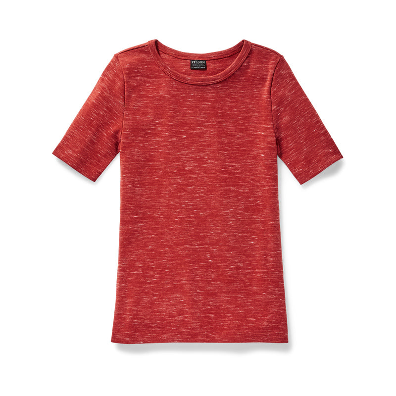 Women's Neah Bay Crewneck Shirt - Brick Heather