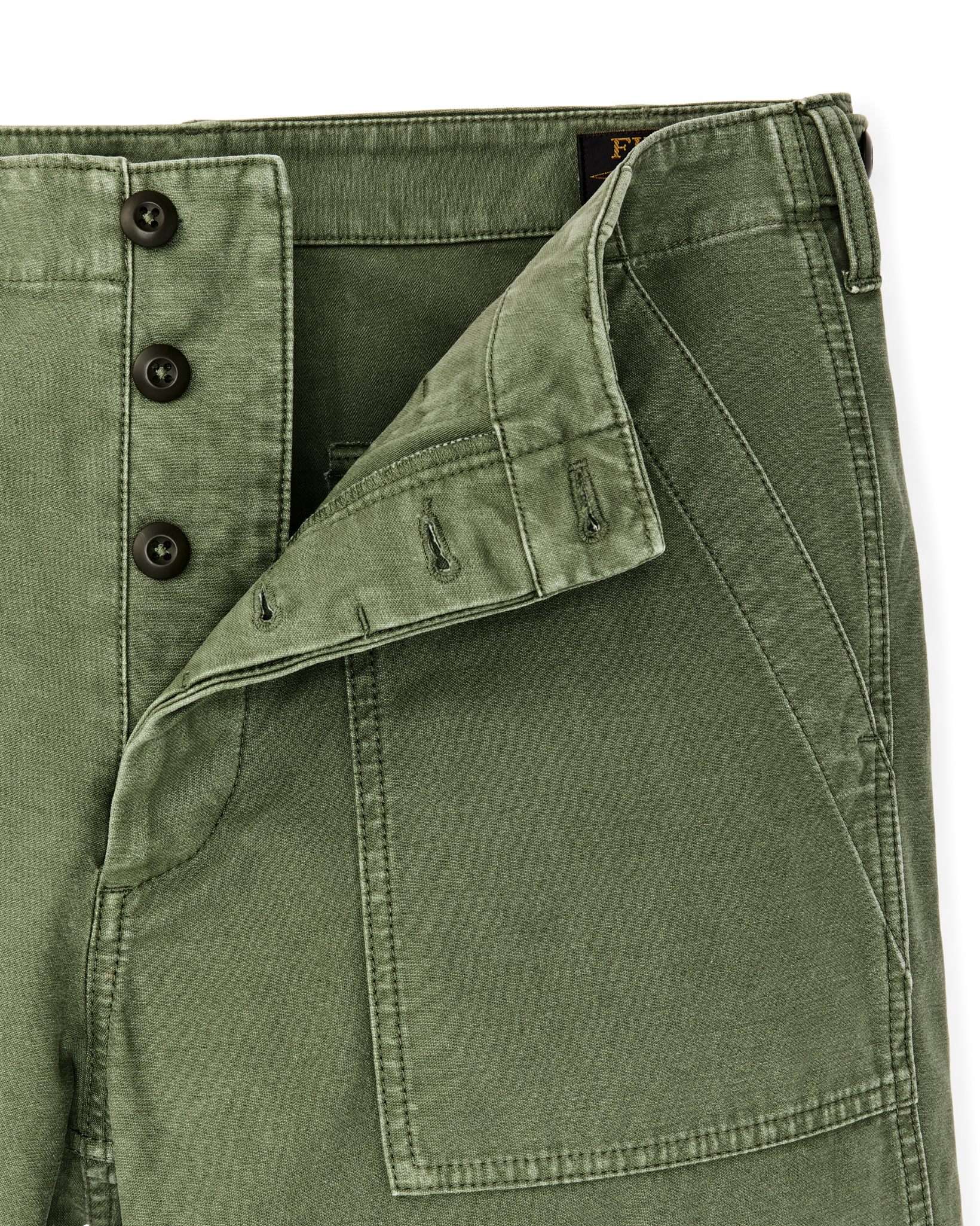 Field Supply Shorts - Washed Fatigue Green - Image 5